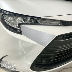 【松印】車種専用 ガーニッシュフィルム (フロント)3 トヨタ カローラ セダン ZWE211 ZWE214 ZWE215 ZWE219 ZRE212 NRE210 MZEA17 ハイブリッド WXB
