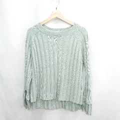 ◇ ⊇ KBF ケービーエフ URBAN RESEARCH ウール混合 長袖 ニット サイズONE ライトグリーン レディース E  【1502060024662】