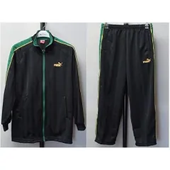 プーマ(PUMA) トレーニングウェア上下セット 140cm 900315 & 900316 08 ブラック×アマゾン