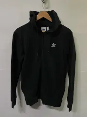 adidas(アディダス) ファイヤーバード ビッグロゴ トラックトップス フード付き ジップアップパーカー ジャージ ジャケット ツーウェイ ジッパー