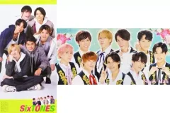 【中古】ポスター 両面BIGピンナップポスター(三つ折) SixTONES/Snow Man ポポロ 2022年11月号綴じ込み付録