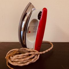 昭和レトロ　ナショナル　２号自動アイロン　通電します　本体のみ