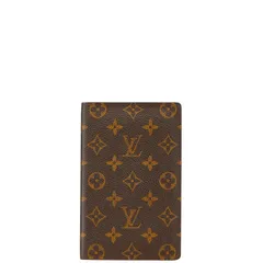 ルイ ヴィトン モノグラム ポルトパスポート カルトクレディ M60176 ブラウン PVC レディース LOUIS VUITTON【1-0226199】