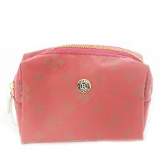 ラシット RUSSET ポーチ ナイロン ジャカード ロゴ モノグラム ピンク /CK23 ■GY18