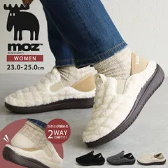 【新品】 モズ moz キルティング モックシューズ レディース サボサンダル 黒 ブラック グレー アイボリー カジュアルシューズ ファー ボア 暖か あったか 軽量 軽い アウトドア キャンプ 5702