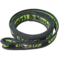 和気産業(Waki Sangyo) アンブレイカブル 布製防犯ベルト 耐切創糸 錆びにくい 盗難防止 防犯 軽量 鍵 黒黄 0.5m CU-001