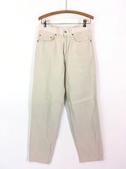 古着 00s USA製 Levi's 550-2003 アイボリー カラー デニム パンツ ジーンズ テーパード W31 L32 