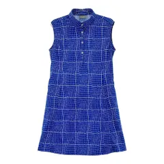 サイズ：L ADIDAS GOLF アディダスゴルフ adipure ノースリーブワンピース 総柄 ブルー系 [240101360966] ゴルフウェア レディース ストスト