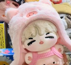 Labubu風 Rabubu 改造ぬいぐるみ 17.5 ピンクうさぎ カスタム - メルカリ