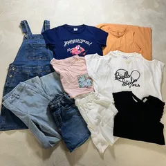 【キッズまとめ売り】【女の子9点セット】【150サイズ】UNIQLO SHEIN FILA Disney PEANUTS ユニクロ シーイン フィラ ディズニー ピーナッツ スヌーピー キャラ デニム 春物 夏物 元気ガール おしゃれ ガーリー JS 小学生