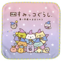 【中古】雑貨 すみっこ仲間/パープル ハンドタオル テキスタイルコレクション 「一番くじ 映画 すみっコぐらし 青い月夜のまほうのコ」 J賞