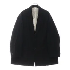 Graphpaper (グラフペーパー) 25SS Boiled Wool Oversized Jacket ボイルドウール オーバーサイズ テーラードジャケット ブラック GM251-20266のサムネイル