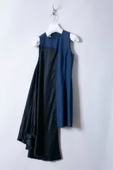 MM6 Maison Martin Margiela切替アシンメトリーワンピース_iD220627-001