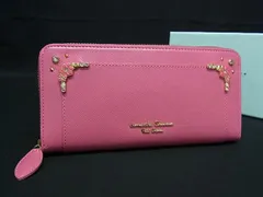 ■極美品■ Samantha Thavasa サマンサタバサ プチチョイス レザー ラウンドファスナー 長財布 ウォレット ピンク系 BN4777