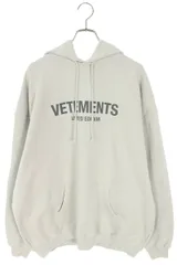 2024年最新】vetements パーカーの人気アイテム - メルカリ