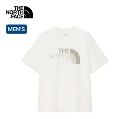 【新品】THE NORTH FACE ノースフェイス S/SフラッシュドライカラフルロゴコットンTee メンズ ホワイト