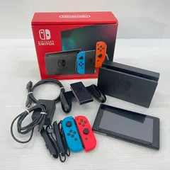 【現状渡し品】 Nintendo Switch ニンテンドースイッチ Joy-Con(L) ネオンブルー/(R) ネオンレッド 2022モデル ゲームハード 家庭用ゲーム機  【034-250821-yo-3-tei】