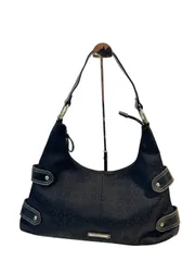 【中古品】NINE　WEST　ナインウエスト　レディース　ショルダーバッグ　ハンドバッグ　黒　ブラックのサムネイル