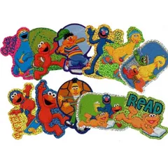 USA直輸入品 セサミストリートステッカー１２枚セット　送料無料