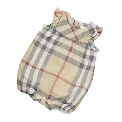 BURBERRY バーバリーベビー ノースリーブロンパース [B94436]