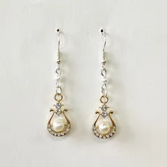 【ハンドメイド】ピアス シンプル ゴージャス 