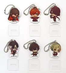 【中古】雑貨 [単品] 集合 描きおろしちびキャラアクリルスタンドキーチェーン6個セット 「Switchソフト 天獄ストラグル -strayside- スペシャルステラセット」 同梱特典