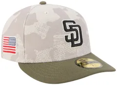 【送料無料】 ニューエラ メンズ 帽子 アクセサリー New Era Adult San Diego Padres Khaki Armed Forces Day 2025 59Fifty Fitted Hat