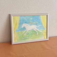 白馬の絵 - メルカリ