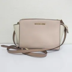 良品 MICHAEL KORS マイケルコース セルマ 2WAY ショルダーバッグ ピンク レディース 古着 中古 USED