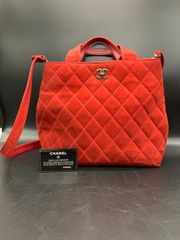 CHANEL スウェードショルダーバッグ　梅屋敷店