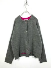 B.C STOCK SIMPLICITE シンプリシテェ 14-080-700-6010-3-0 定価9900円 2層スムース編みニット ブルゾン ジャケット グレー ■■◎レディース