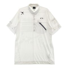 OAKLEY オークリー スカルコレクション ロゴ 半袖 ポロシャツ グレー M