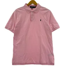 POLO RALPH LAUREN ポロ・ラルフローレン ロゴ 刺繍ポロシャツ sizeXL/TG(18-20)/ライトピンク