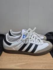 adidas(アディダス) サンバ 白黒 スニーカー 255 サイズ