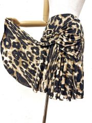 ワイルド】新品 TAKAダンス Mサイズ社交ダンス豹柄ラテンスカート009