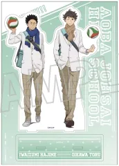 【中古】アクリルスタンド・アクリルパネル 及川徹＆岩泉一 アクリルスタンド 「ハイキュー!!」