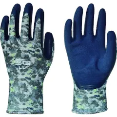 トワロン　天然ゴム背抜き手袋　ＳＧ−Ｒ１０７　ぼかし柄グレー　ＬＬ