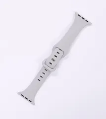 新品未使用 Apple Watch 42/41/40/38mm シリコン バンド ライトグレー スリム 細い