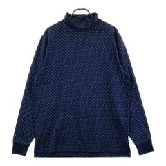 サイズ：XL FOOT JOY フットジョイ  長袖タートルネックTシャツ  ネイビー系 [240101436640] ゴルフウェア メンズ ストスト
