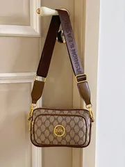 バッグ レディース ショルダーバッグ 2024年新作 ファッションクラシックジョーカー無地 PU 撥水生地 ダイヤモンドラティス デザイン レトロファッション メタルアニマルロゴデザイン ショルダーバッグ スクエア