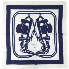 新品同様 エルメス 付け襟 プティアッシュ シルク 牛革 グレー その他  