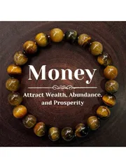 ジュエリー レディース ブレスレット ビーズ 天然ギャラクシータイガーアイストーンブレスレット 直径8mm 天然石 富と幸運を表す 家族や友人へのギフトに使えます(タグなし)