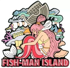 [중고] 자석 · 자석 FISH-MAN ISLAND 고무 자석 [이치 반 쿠지 원피스 The Throne of Power] F-4 상