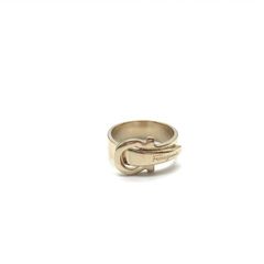 Salvatore Ferragamo  サルヴァトーレ フェラガモ スカーフリング  ガンチーニベルト ゴールド 金具 レディース メンズ 美品