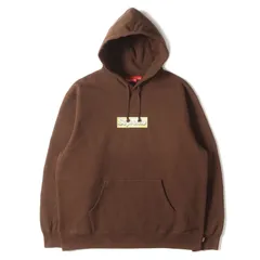 【美品】Supreme シュプリーム パーカー ダークブラウン サイズ:XL | 22SS ブリングBOXロゴ スウェットパーカー (Bling Box Logo Hooded Sweatshirt) | トップス フーディー プルオーバー【メンズ】【中古】