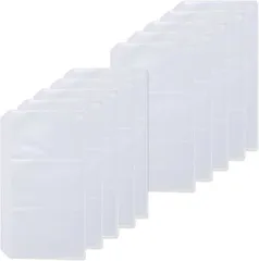 Noalife(ノアライフ) アクスタケース 推し活グッズ 収納 持ち運び ファイル 6リングファスナーケース リフィル チェキ アルバム チェキ帳 3ポケット10枚セット( リフィル 3ポケット10枚セット,  A6)