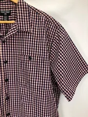 90-00年代 POLO JEANS RALPH LAUREN オープンカラー　チェックシャツ サイズⅬ　06042710　851