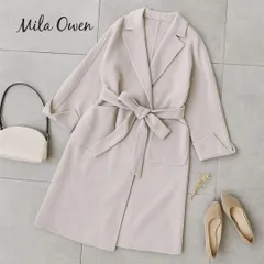 Mila Owen 接結ロングトレンチコート　グレージュ　サイズ0