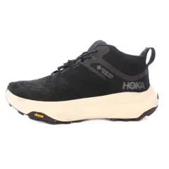 ホカオネオネ HOKA ONE ONE TRANSPORT CHUKKA GTX トランスポートチャッカゴアテックス ウォーキングシューズ ハイキング ローカット 厚底 スエード US7.5 24.5cm 黒 ブラック 1155191 /BBのサムネイル