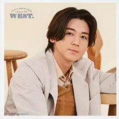 【中古】生写真(STARTO) WEST./小瀧望/サイズ(89×89)/×××××.POP UP STORE Ambassador 2024 WEST. ましかくフォト(Spring)
